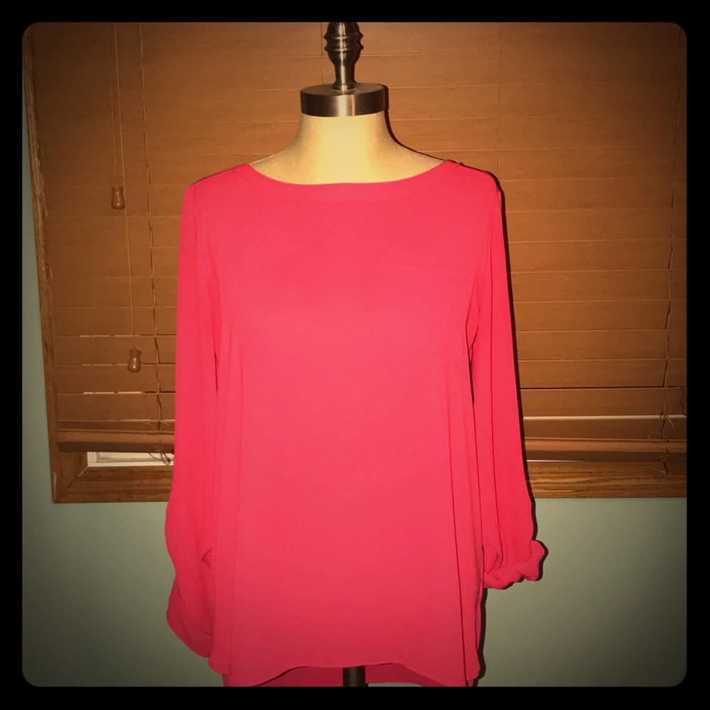 Tab Sleeve Blouse